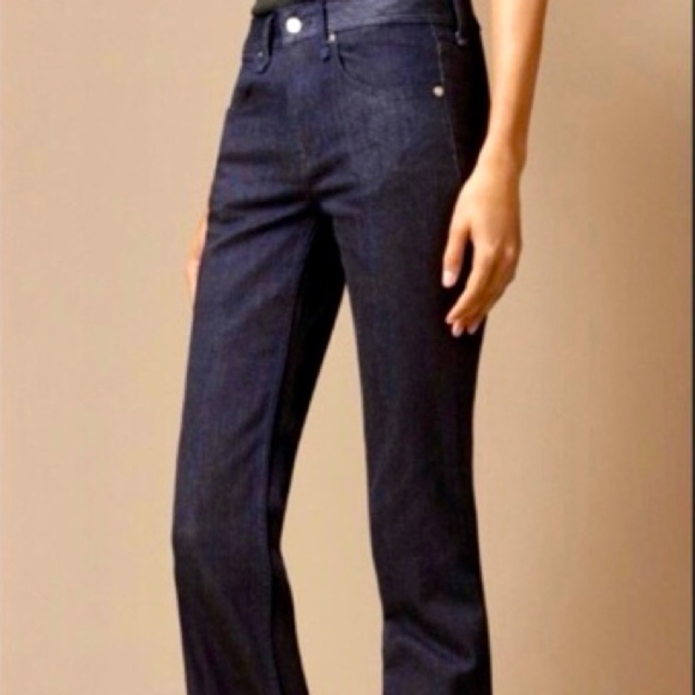 10. Burberry Brit Chelsea Bootcut Jeans in Dark Indigo
